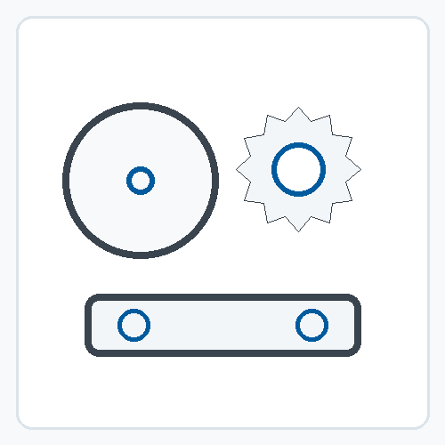 Representative illustration of Cast & Machined Parts