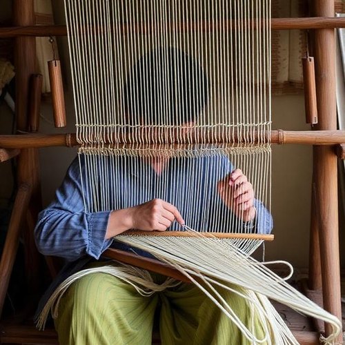 Handloom weaving for Indian home textiles