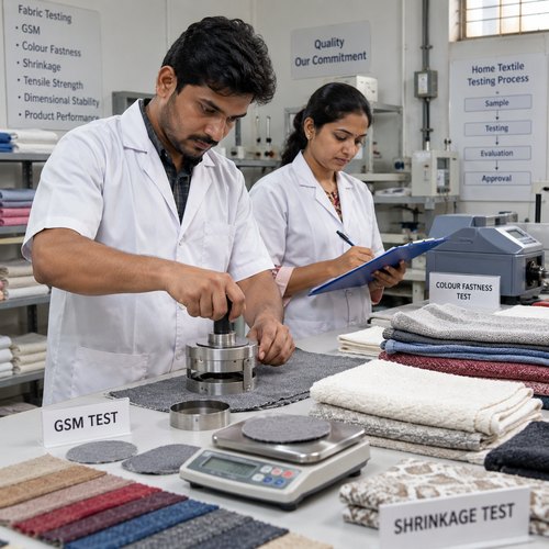 Quality control for blankets & throws sourced from India